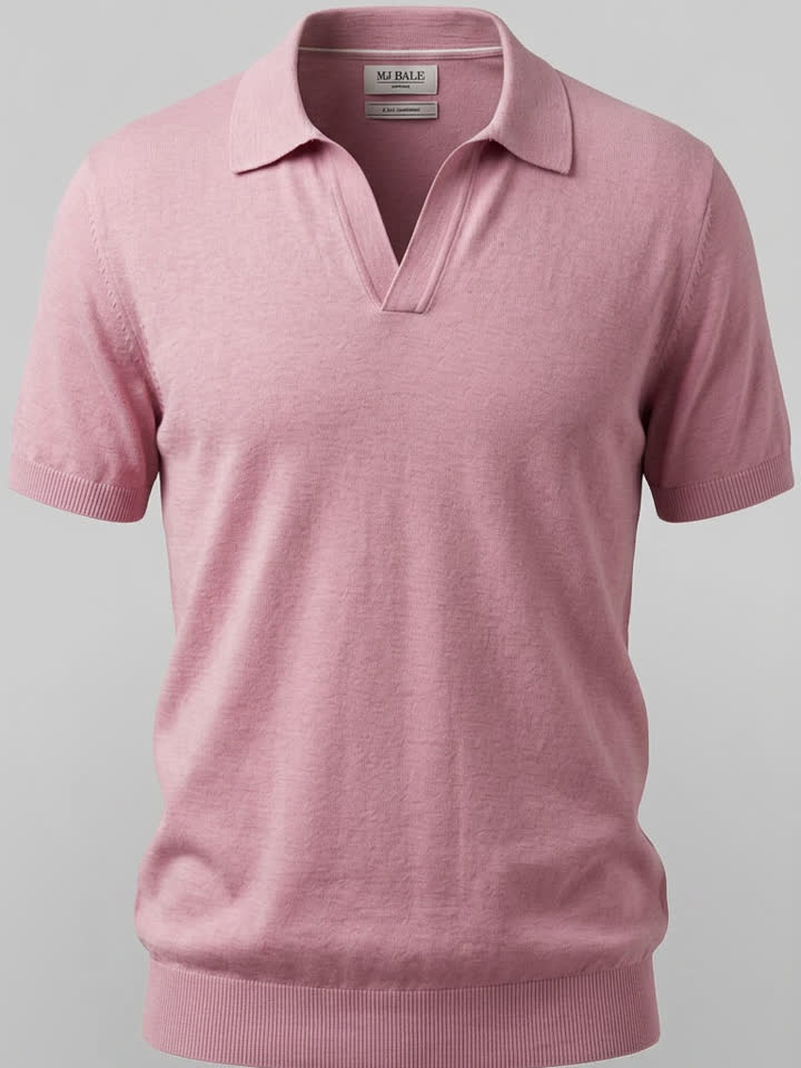 M.J. Bale cotton-cashmere polo, final result